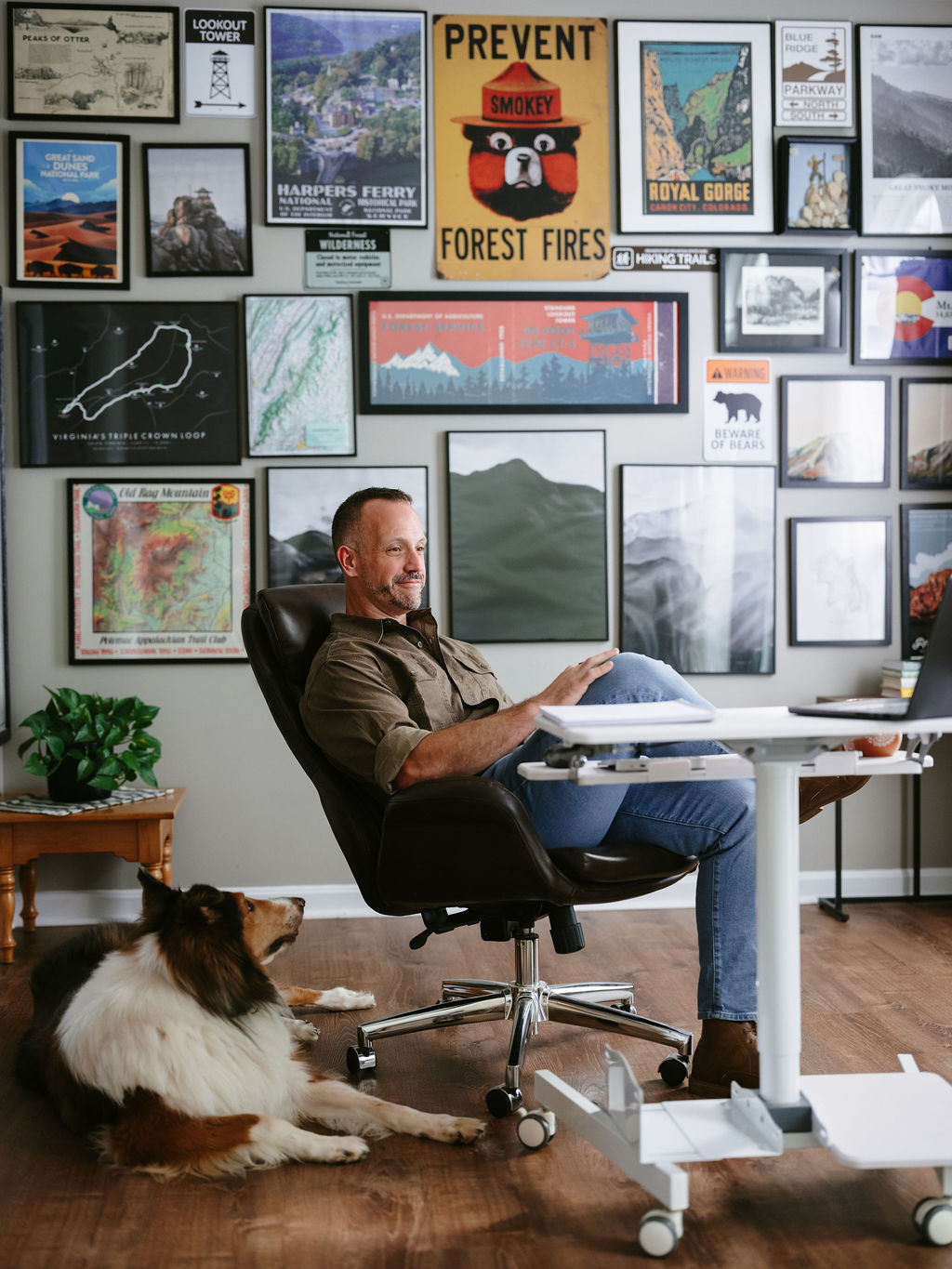 Chase Butala, founder of Undefeated Healthcare, in his office